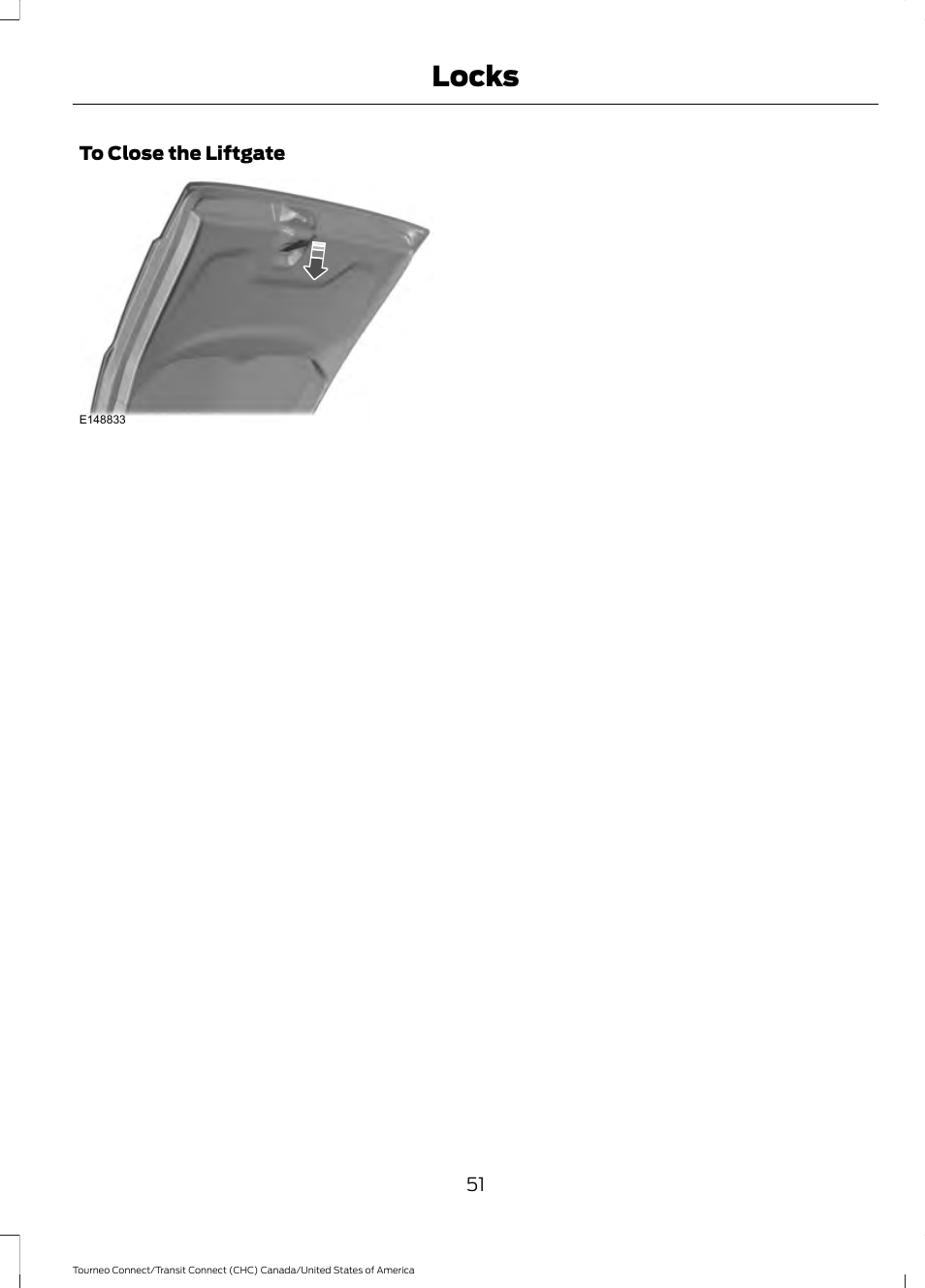 Locks | FORD 2014 Transit Connect v.1 User Manual | Page 54 / 401