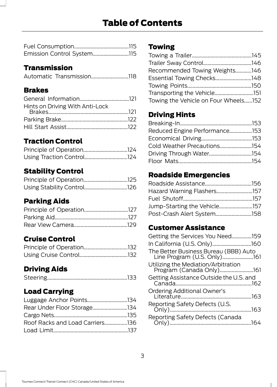 FORD 2014 Transit Connect v.1 User Manual | Page 6 / 401