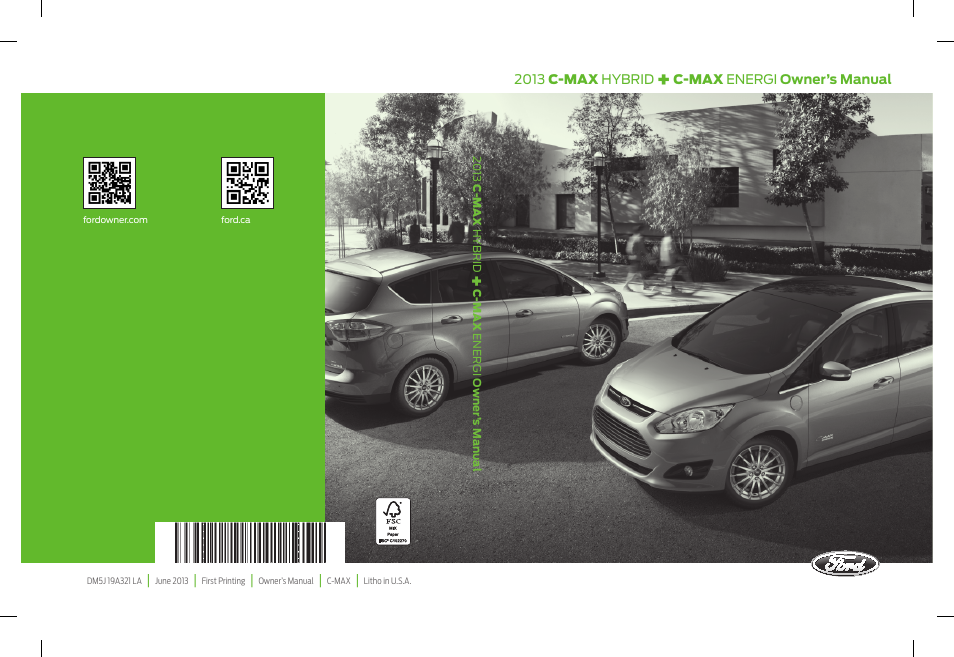 FORD 2013 C-MAX Hybrid v.1 User Manual | 446 pages