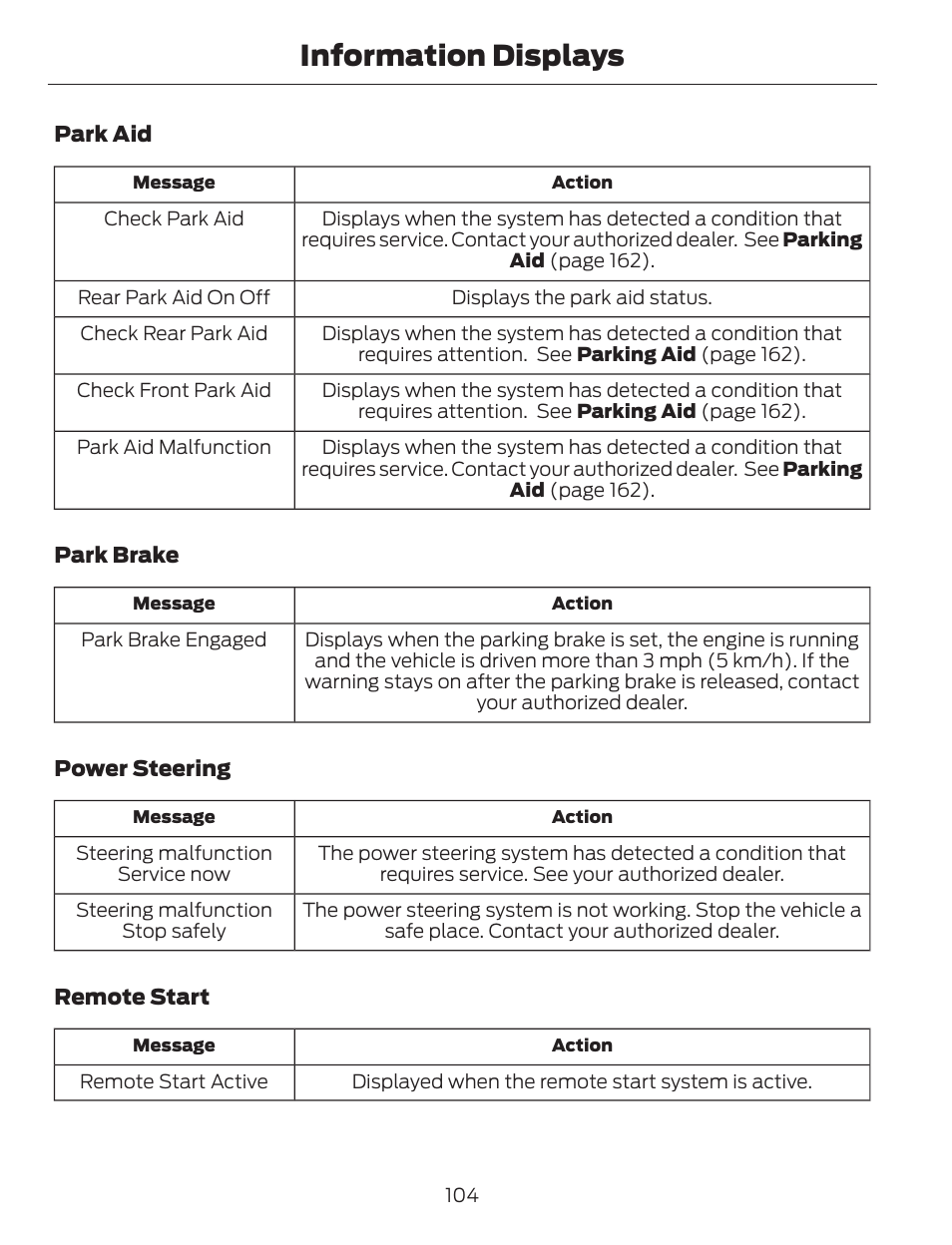 Information displays | FORD 2013 C-MAX Hybrid v.1 User Manual | Page 107 / 446