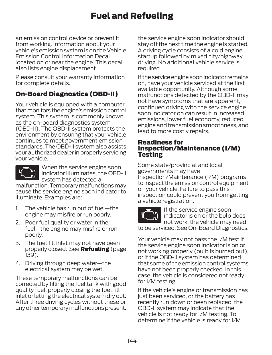 Fuel and refueling | FORD 2013 C-MAX Hybrid v.1 User Manual | Page 147 / 446