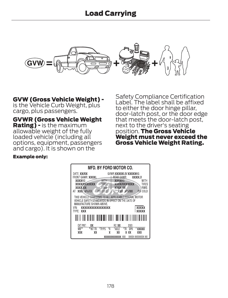 Load carrying | FORD 2013 C-MAX Hybrid v.1 User Manual | Page 181 / 446
