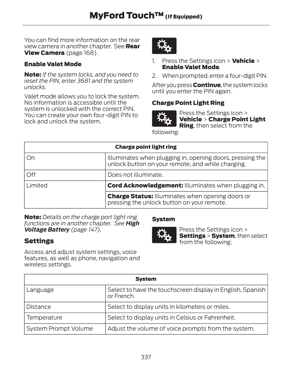 Myford touch | FORD 2013 C-MAX Hybrid v.1 User Manual | Page 340 / 446