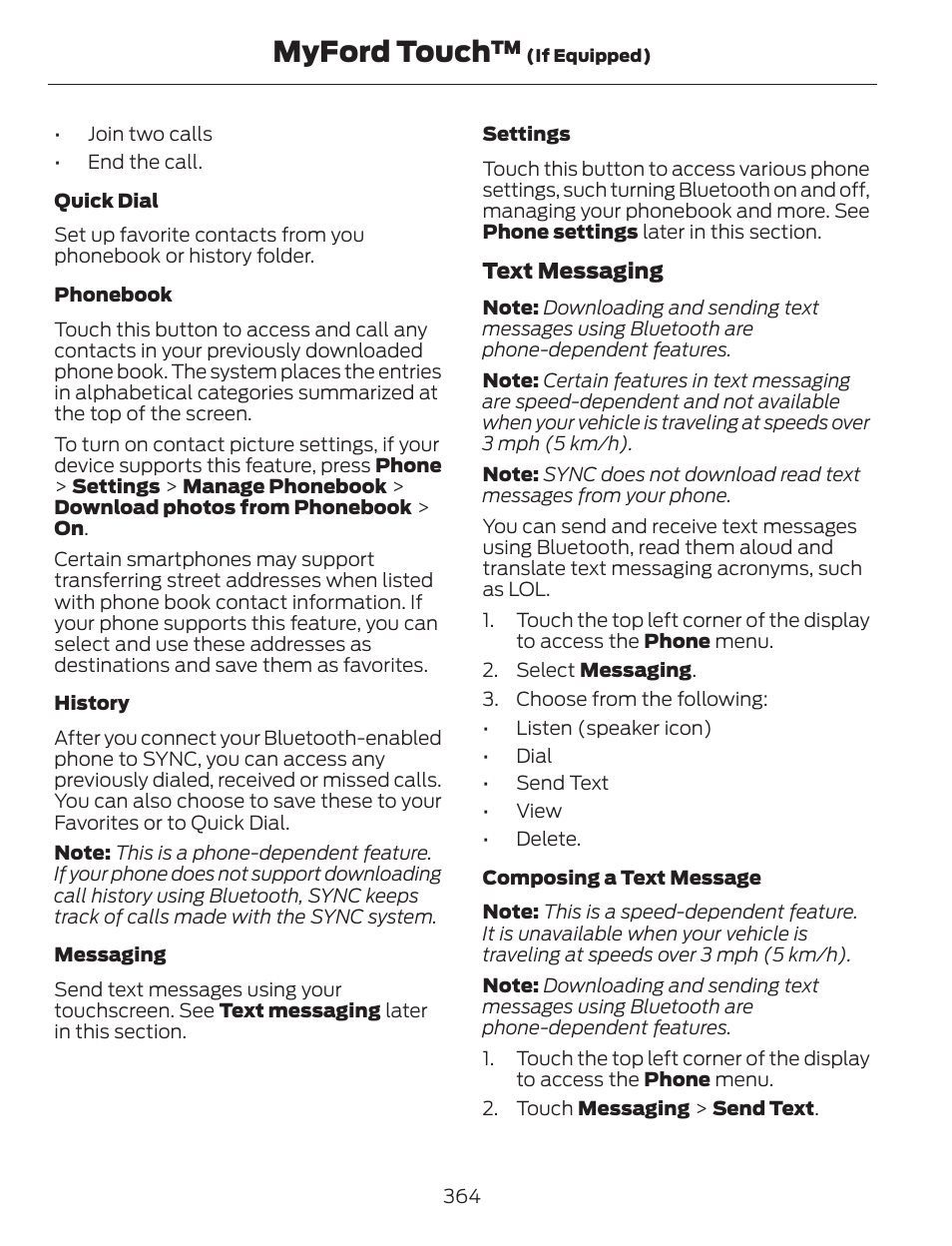 Myford touch | FORD 2013 C-MAX Hybrid v.1 User Manual | Page 367 / 446