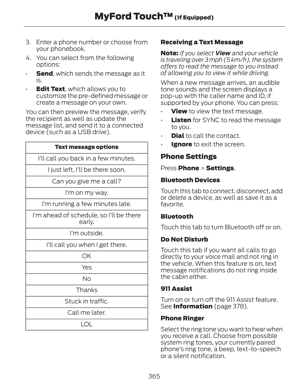 Myford touch | FORD 2013 C-MAX Hybrid v.1 User Manual | Page 368 / 446