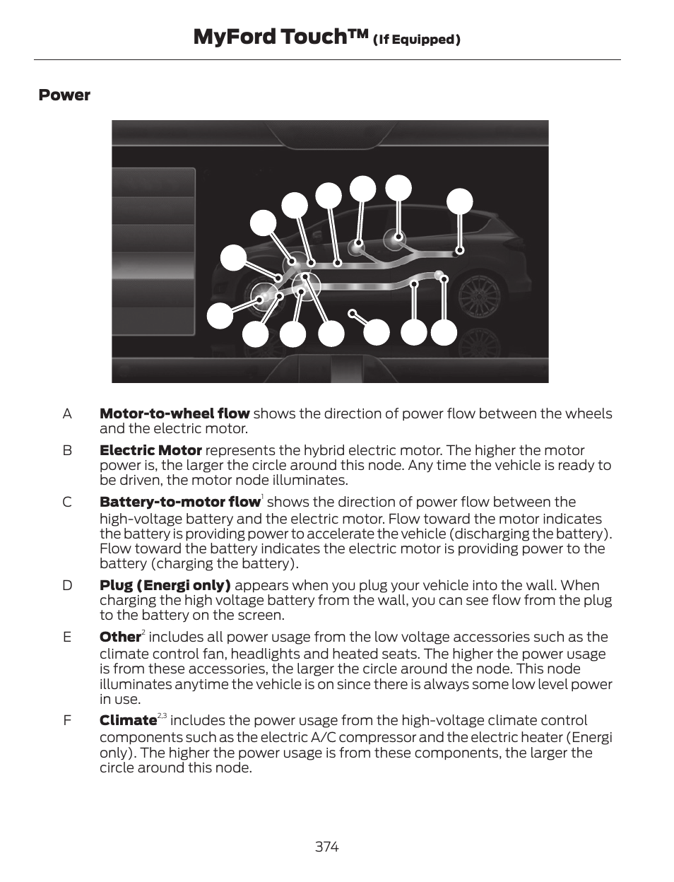 Myford touch | FORD 2013 C-MAX Hybrid v.1 User Manual | Page 377 / 446