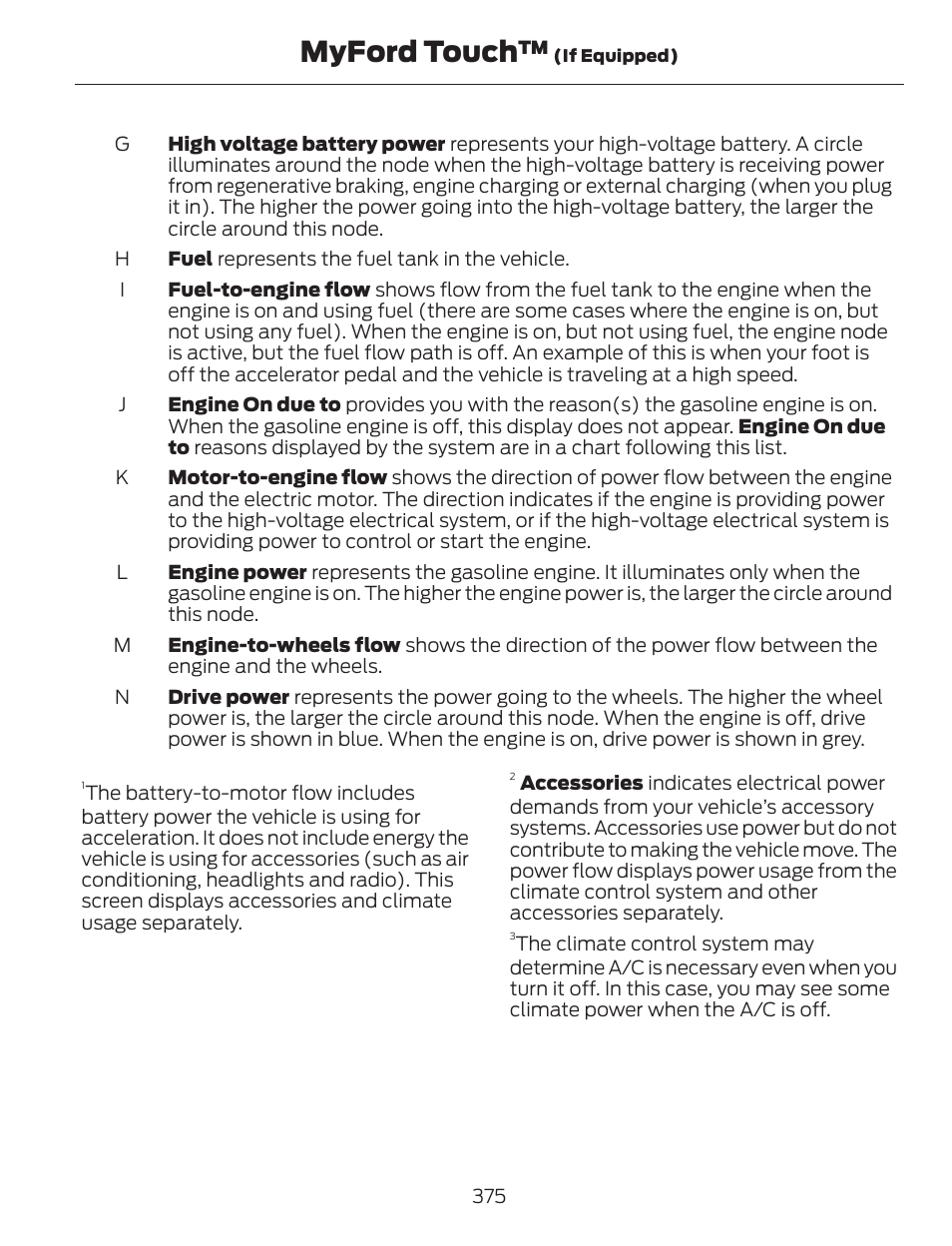 Myford touch | FORD 2013 C-MAX Hybrid v.1 User Manual | Page 378 / 446