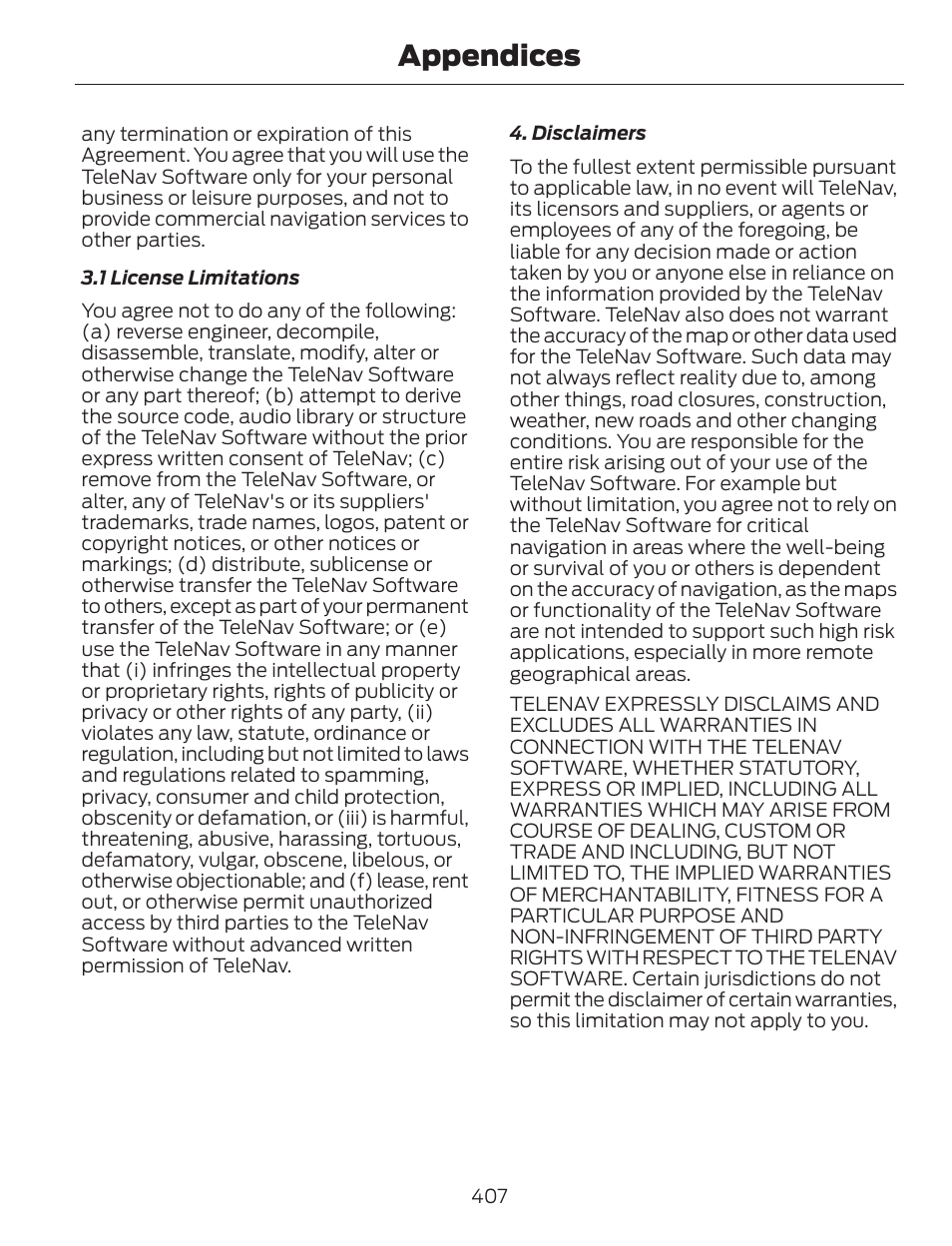 Appendices | FORD 2013 C-MAX Hybrid v.1 User Manual | Page 410 / 446