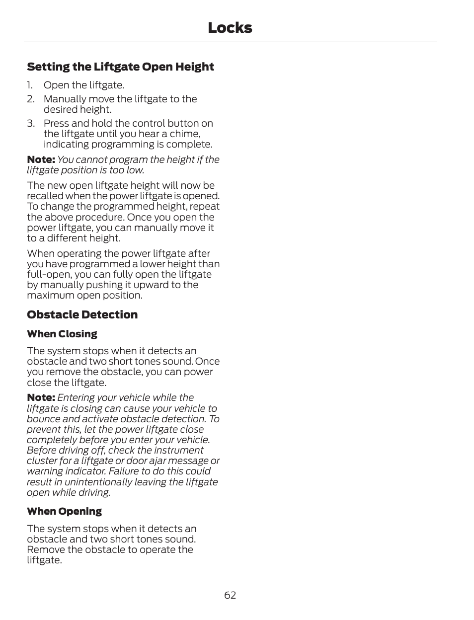 Locks | FORD 2013 C-MAX Hybrid v.1 User Manual | Page 65 / 446