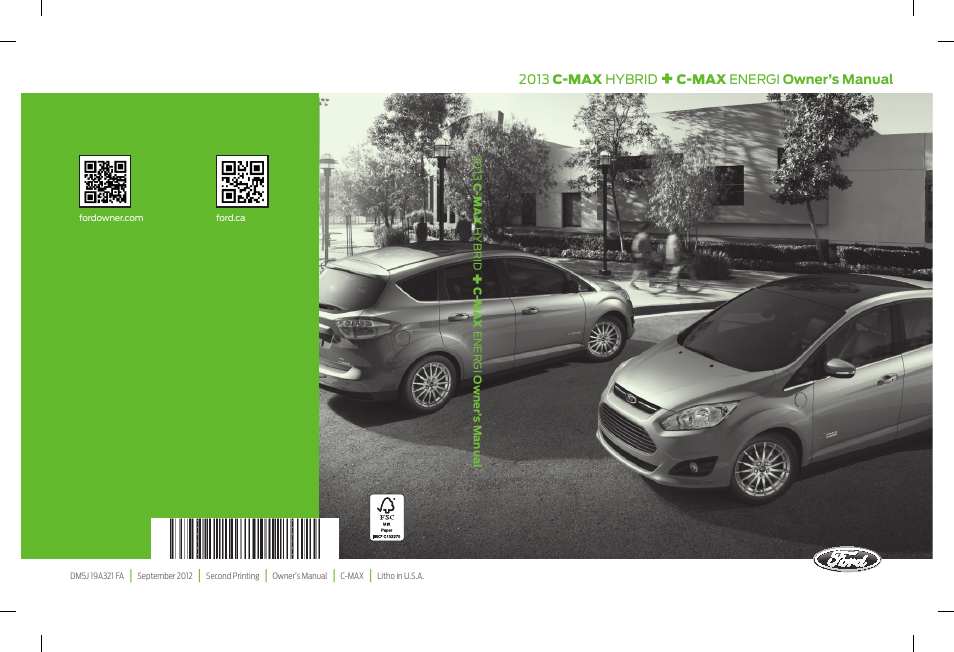 FORD 2013 C-MAX Hybrid v.2 User Manual | 524 pages