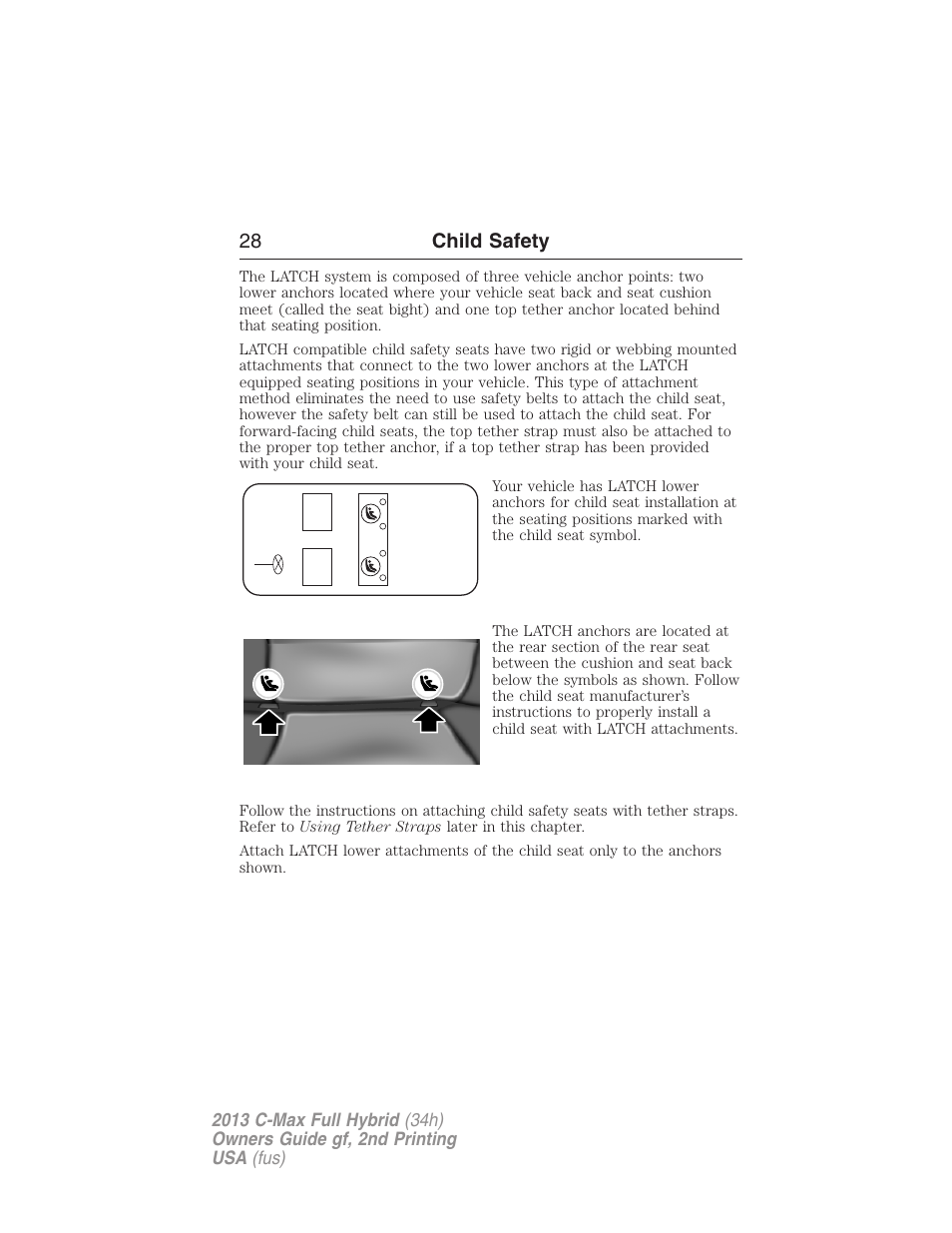 28 child safety | FORD 2013 C-MAX Hybrid v.2 User Manual | Page 29 / 524