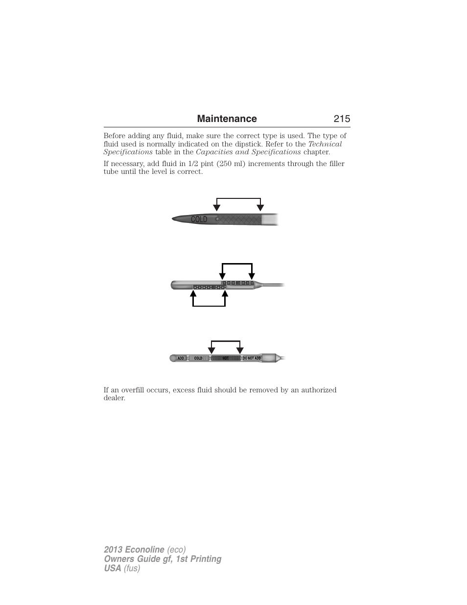 FORD 2013 E-450 v.1 User Manual | Page 215 / 416