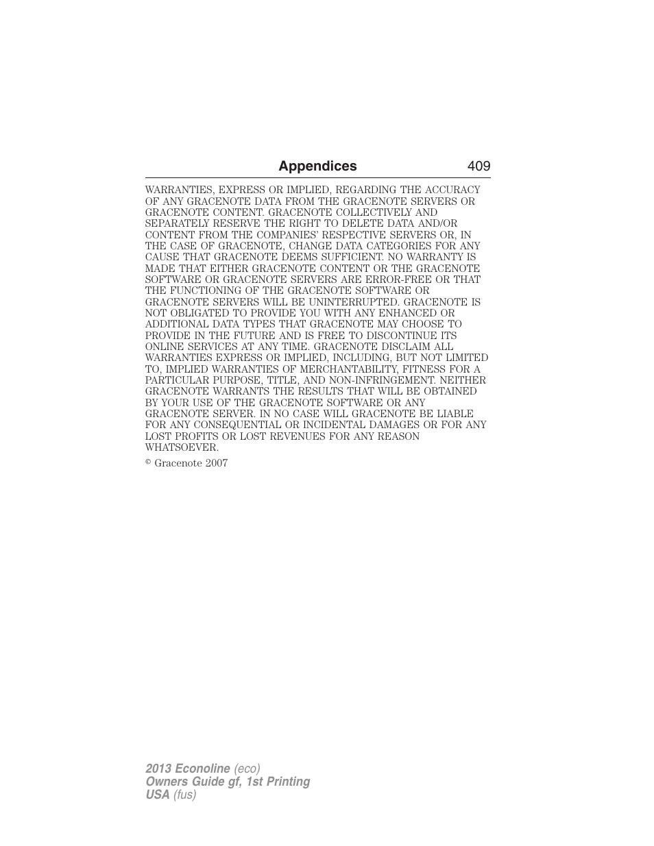 FORD 2013 E-450 v.1 User Manual | Page 409 / 416