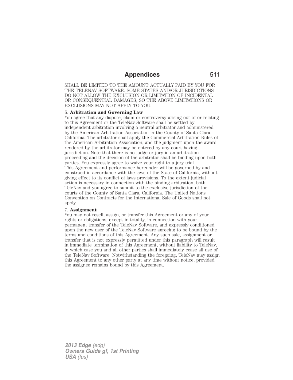 FORD 2013 Edge v.1 User Manual | Page 511 / 526