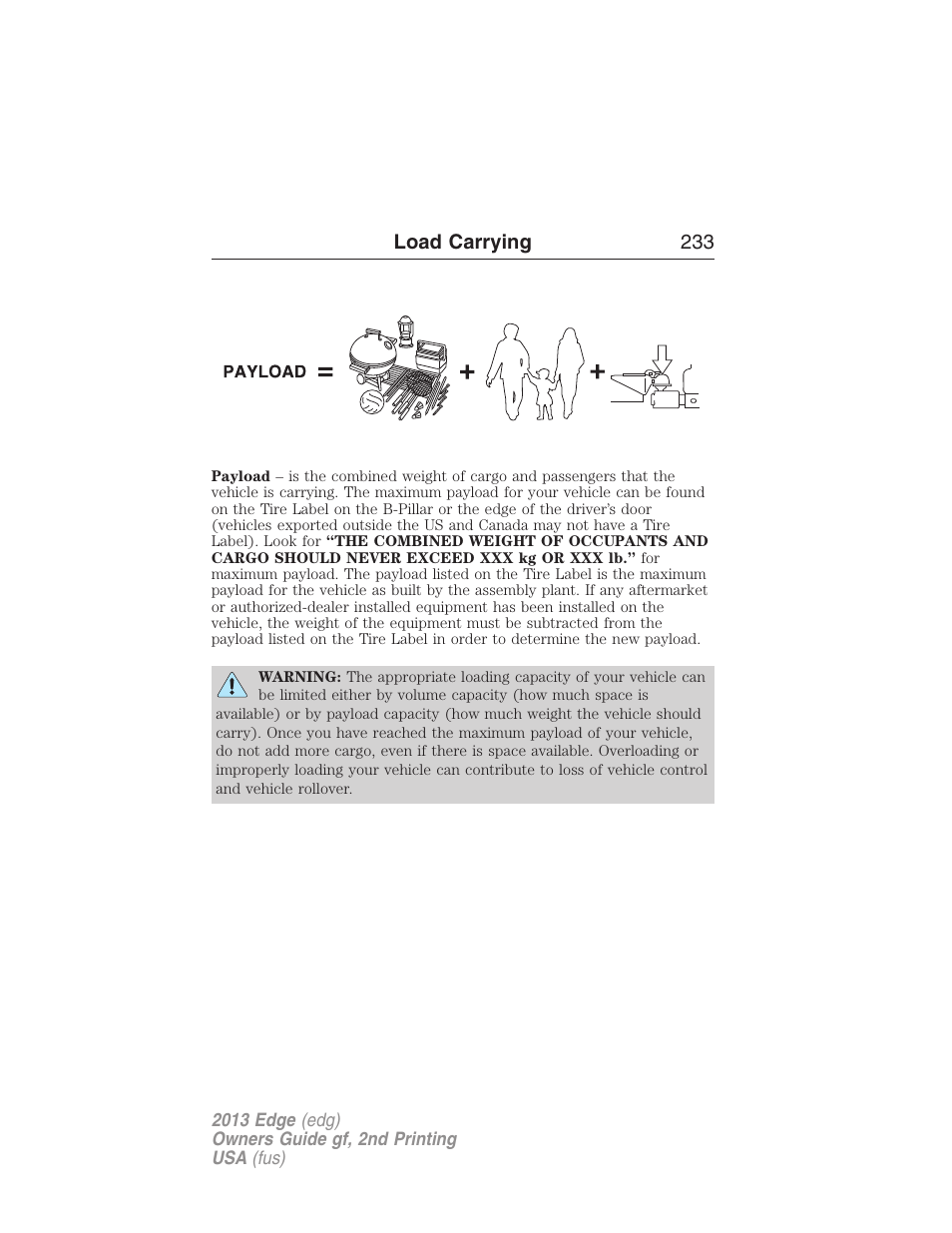 FORD 2013 Edge v.2 User Manual | Page 233 / 513