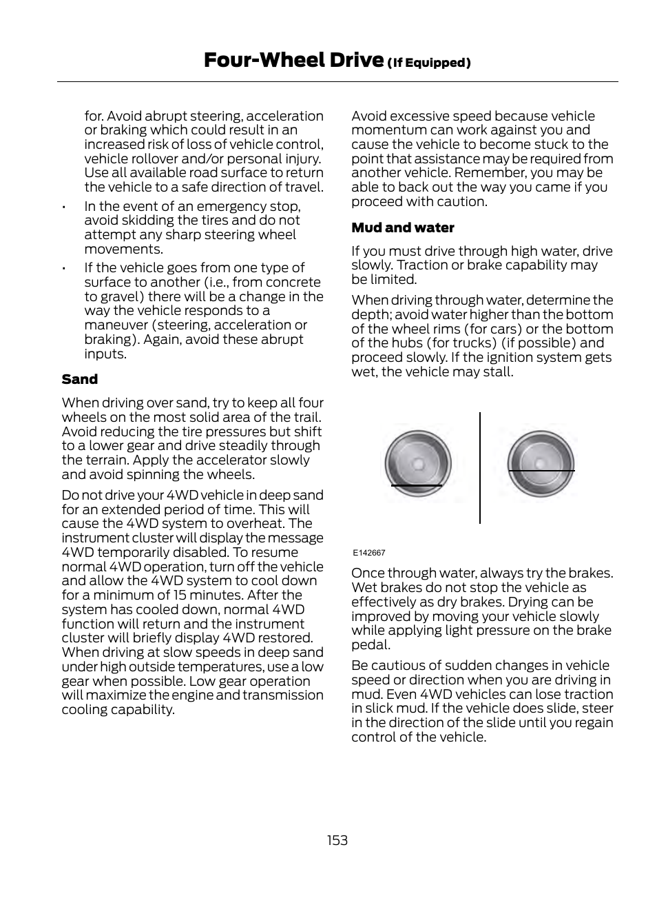 Four-wheel drive | FORD 2013 Escape v.1 User Manual | Page 153 / 423