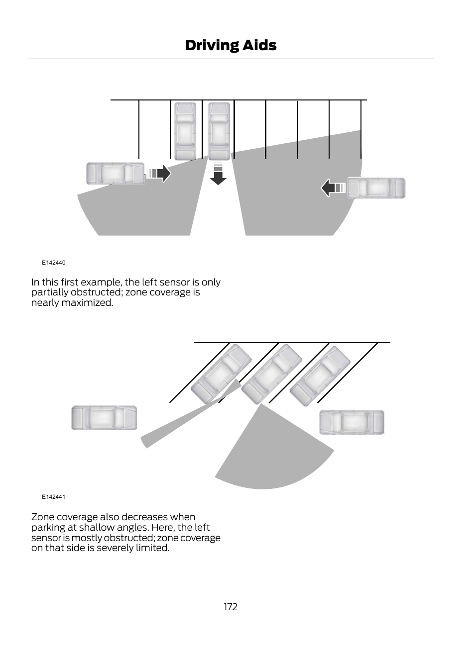 Driving aids | FORD 2013 Escape v.1 User Manual | Page 172 / 423