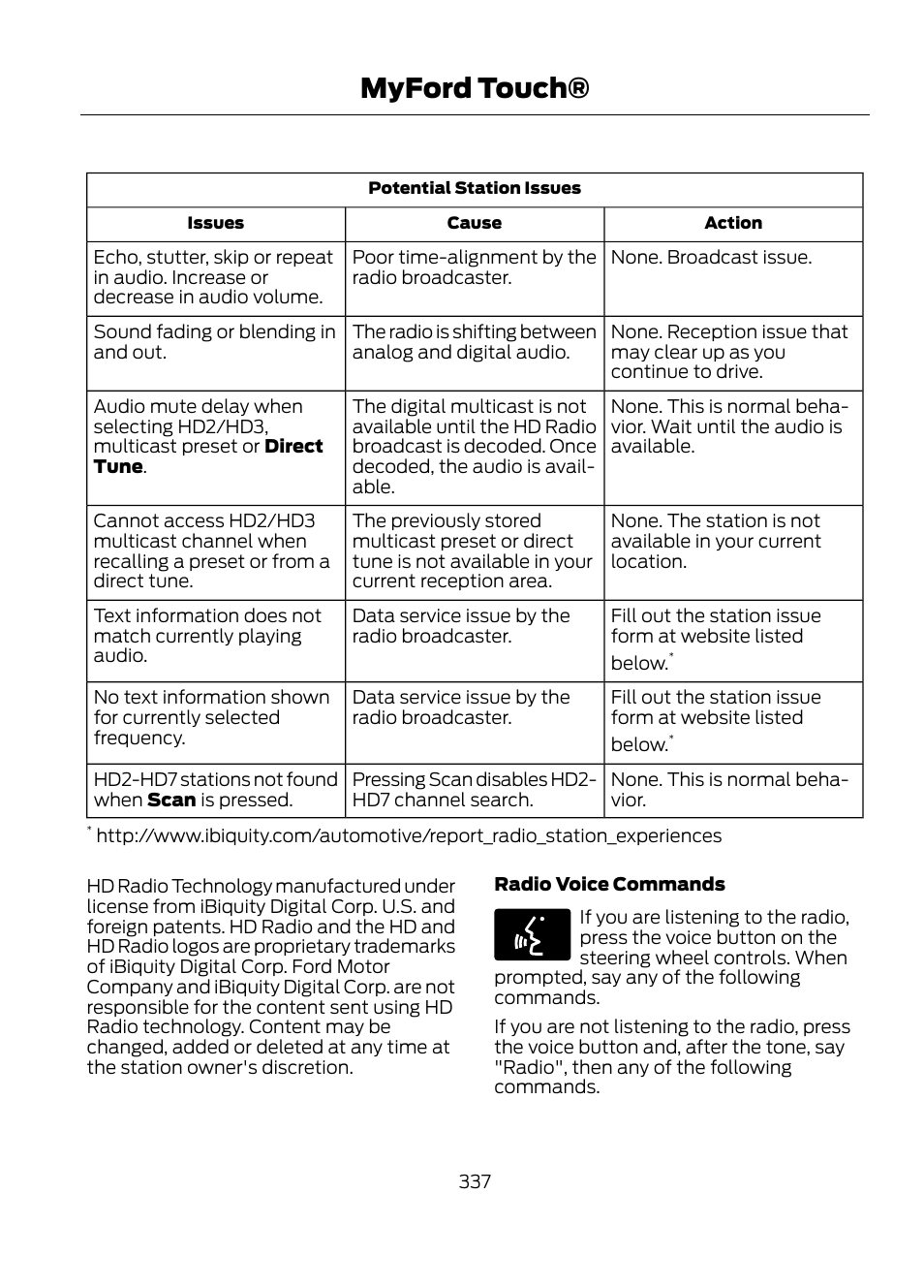 Myford touch | FORD 2013 Escape v.1 User Manual | Page 337 / 423