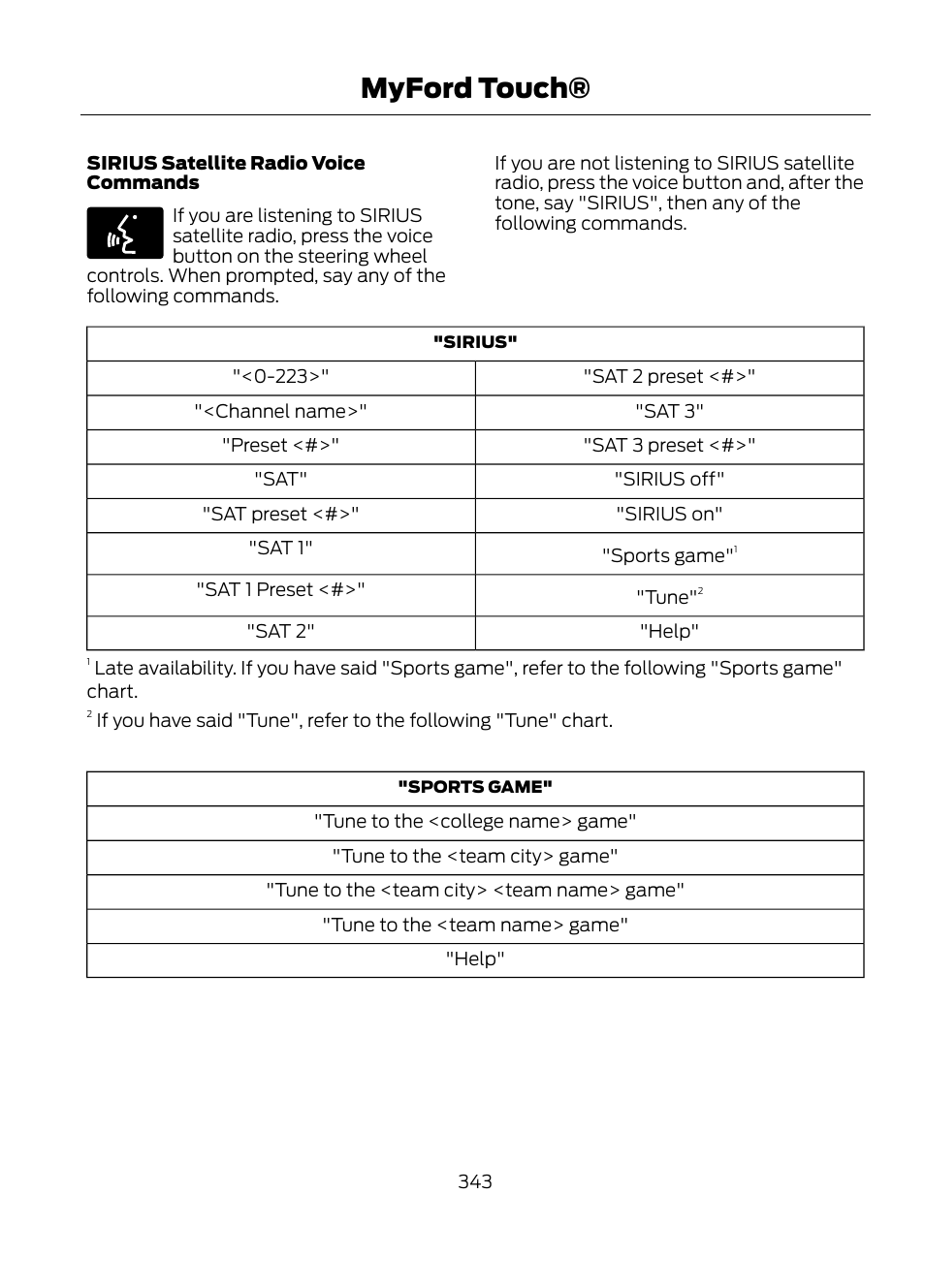 Myford touch | FORD 2013 Escape v.1 User Manual | Page 343 / 423
