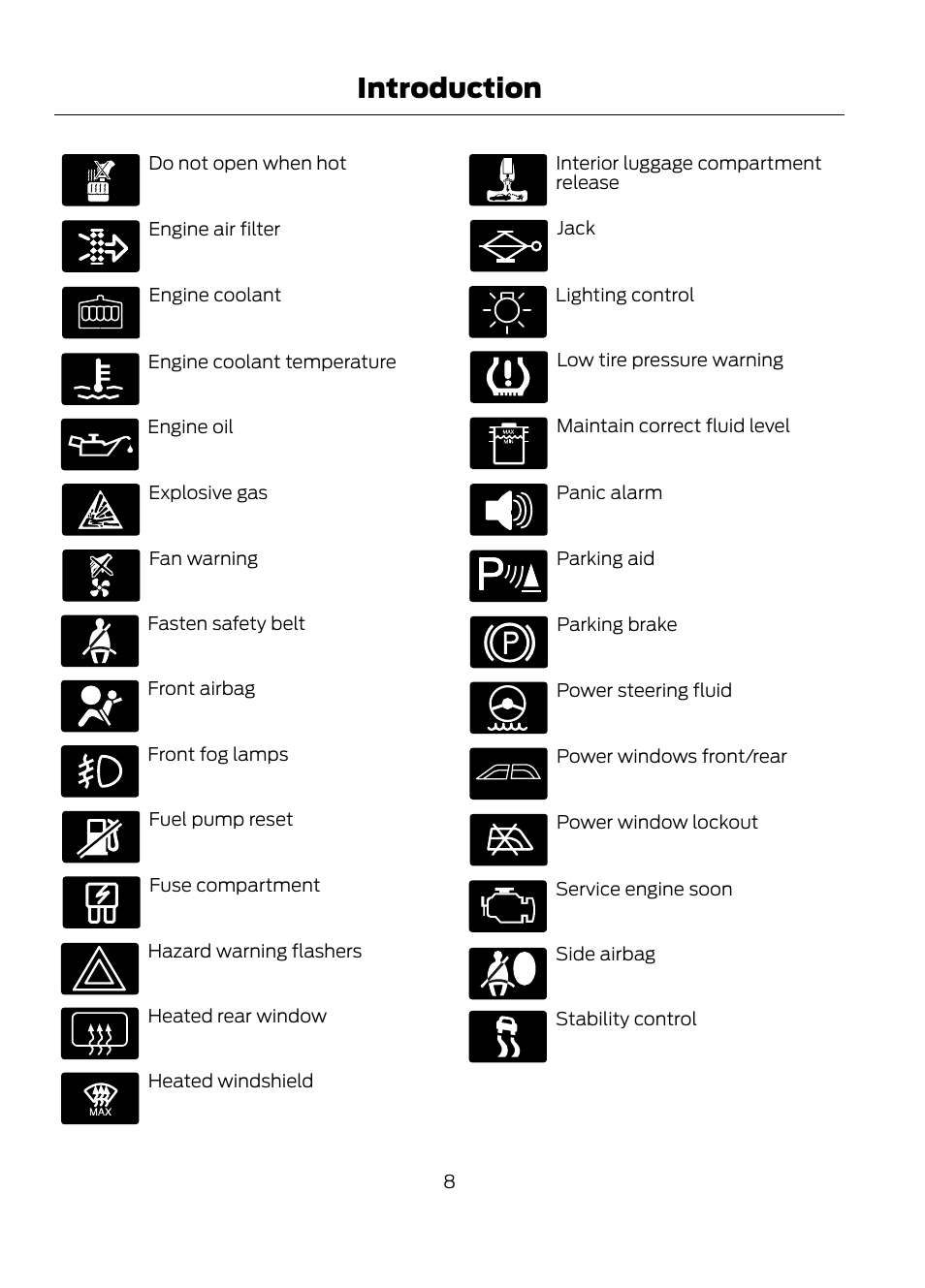Introduction | FORD 2013 Escape v.1 User Manual | Page 8 / 423