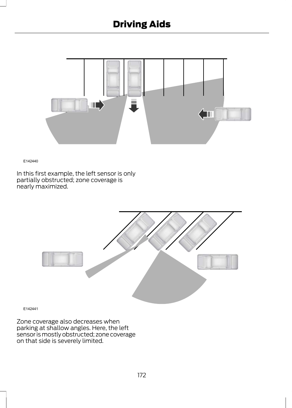 Driving aids | FORD 2013 Escape v.2 User Manual | Page 175 / 432