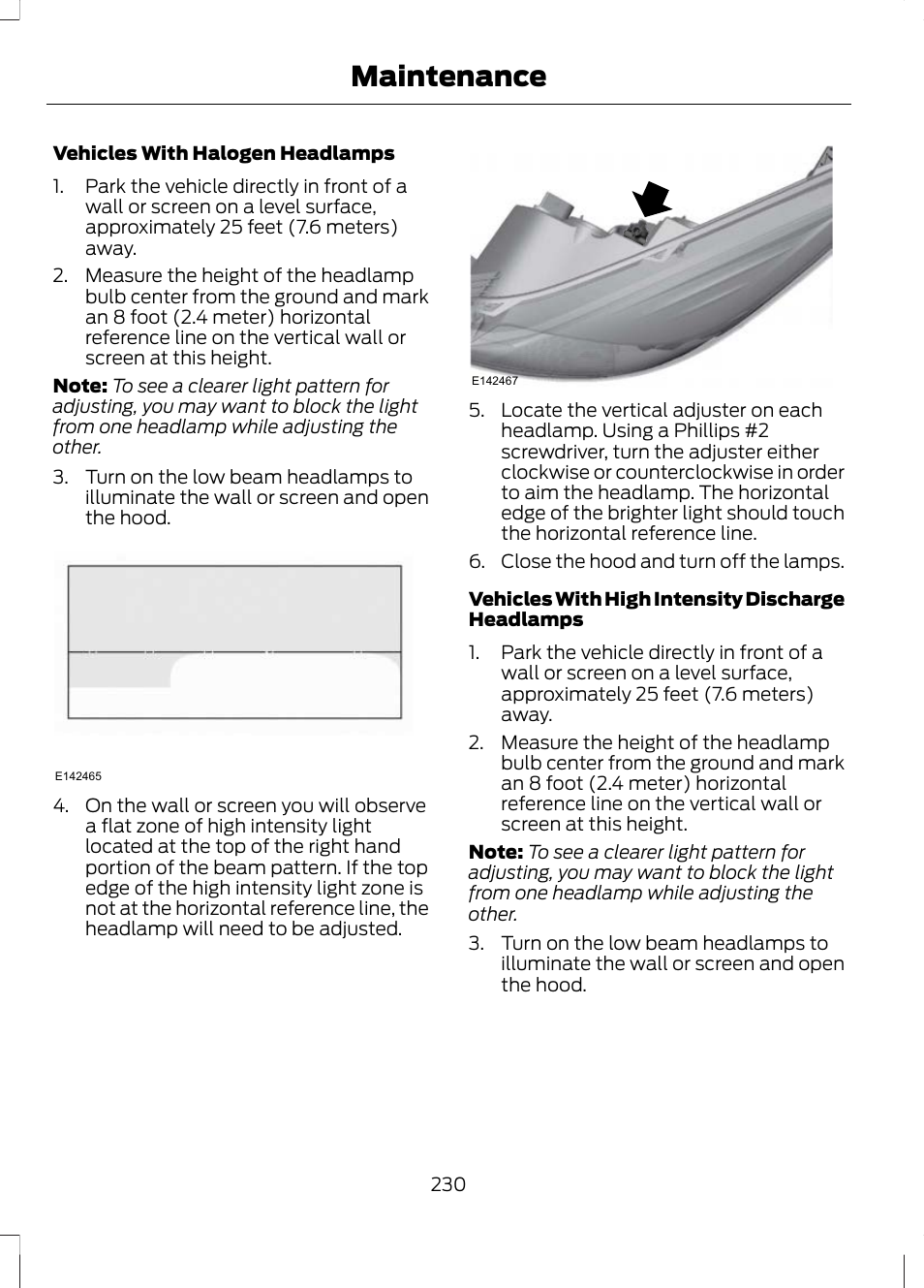 Maintenance | FORD 2013 Escape v.2 User Manual | Page 233 / 432