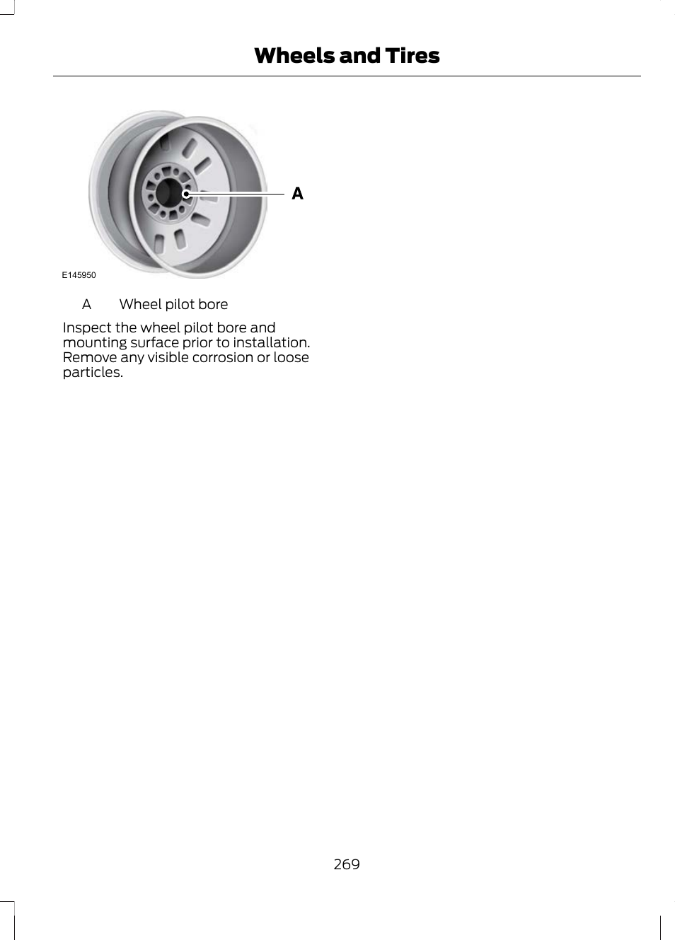 Wheels and tires | FORD 2013 Escape v.2 User Manual | Page 272 / 432