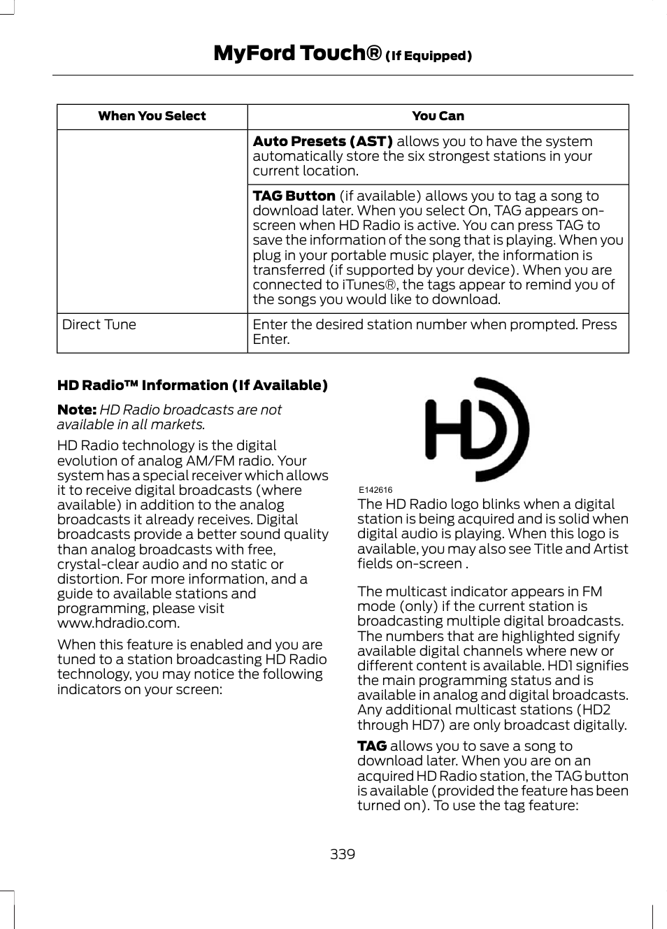 Myford touch | FORD 2013 Escape v.2 User Manual | Page 342 / 432