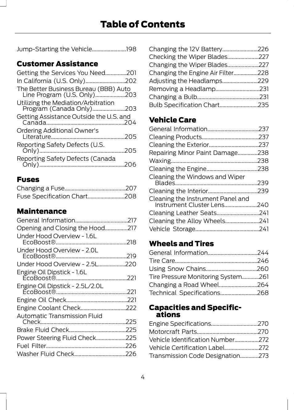 FORD 2013 Escape v.2 User Manual | Page 7 / 432