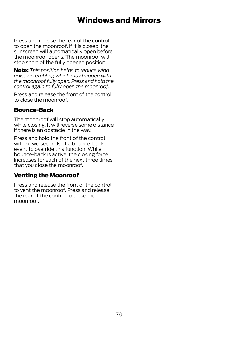 Windows and mirrors | FORD 2013 Escape v.2 User Manual | Page 81 / 432