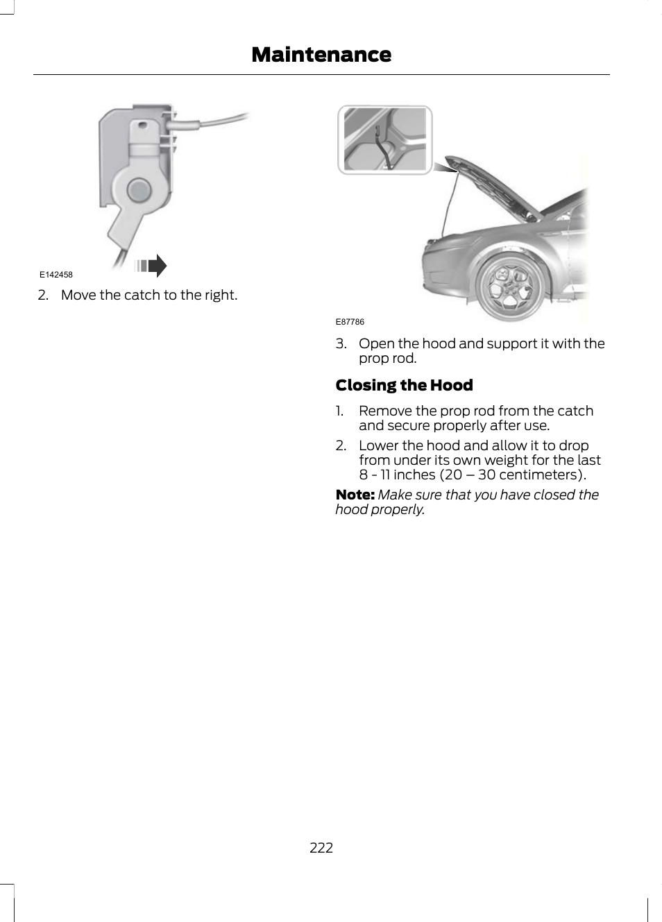 Maintenance | FORD 2013 Escape v.3 User Manual | Page 225 / 434