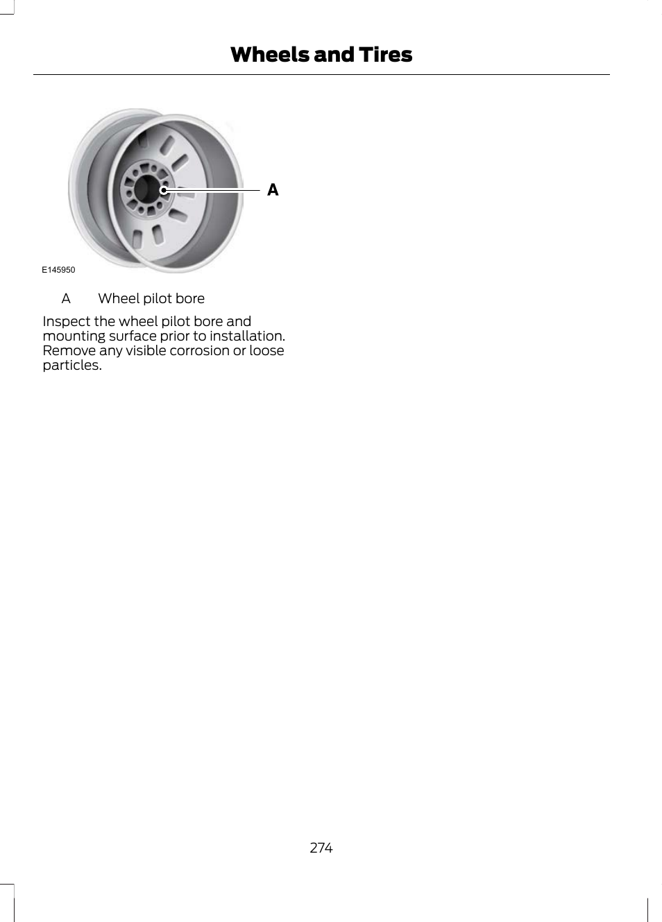 Wheels and tires | FORD 2013 Escape v.3 User Manual | Page 277 / 434