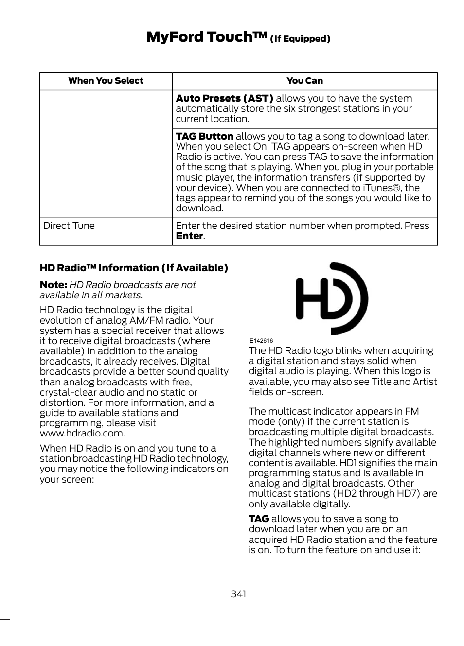 Myford touch | FORD 2013 Escape v.3 User Manual | Page 344 / 434