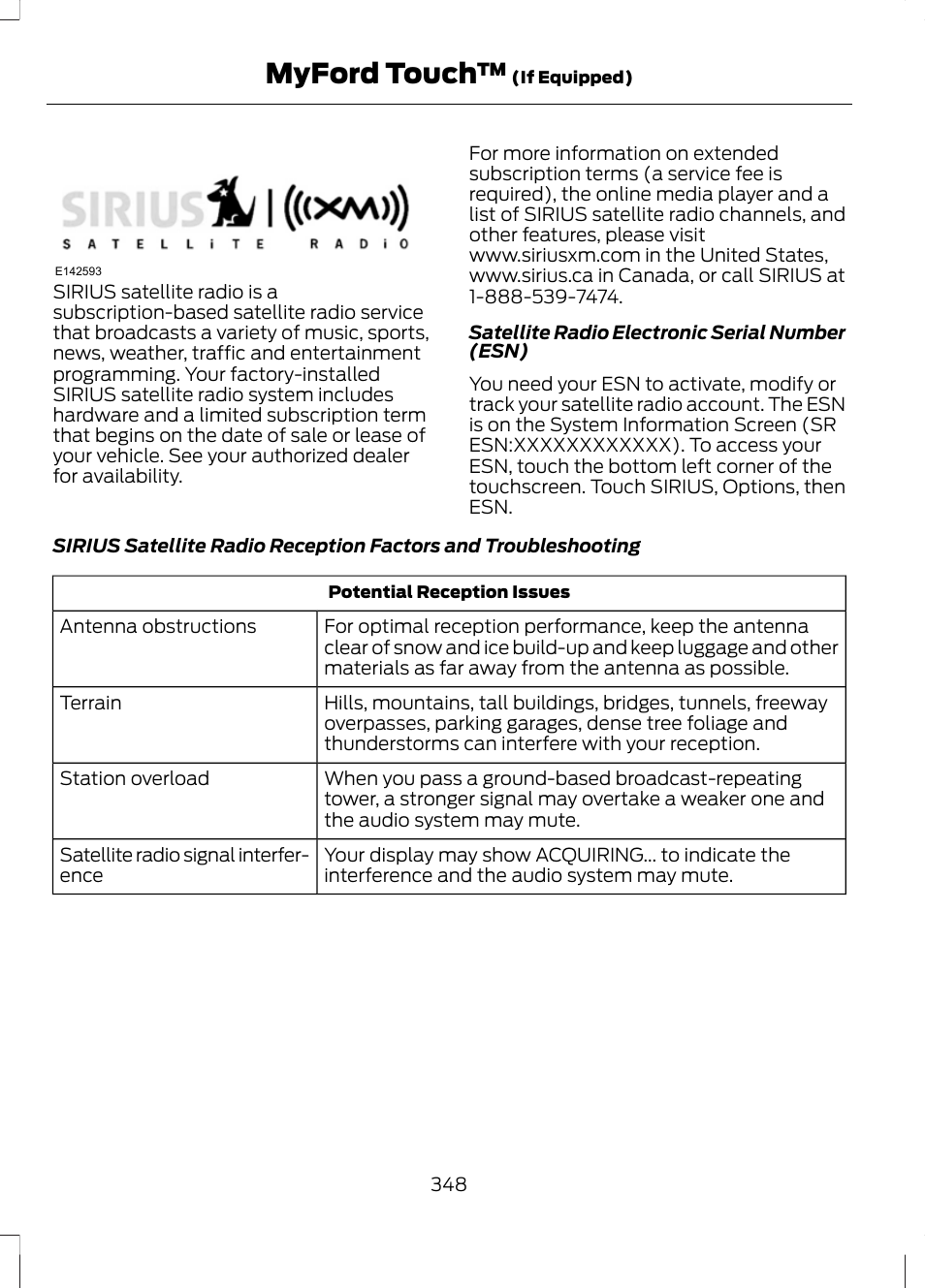 Myford touch | FORD 2013 Escape v.3 User Manual | Page 351 / 434