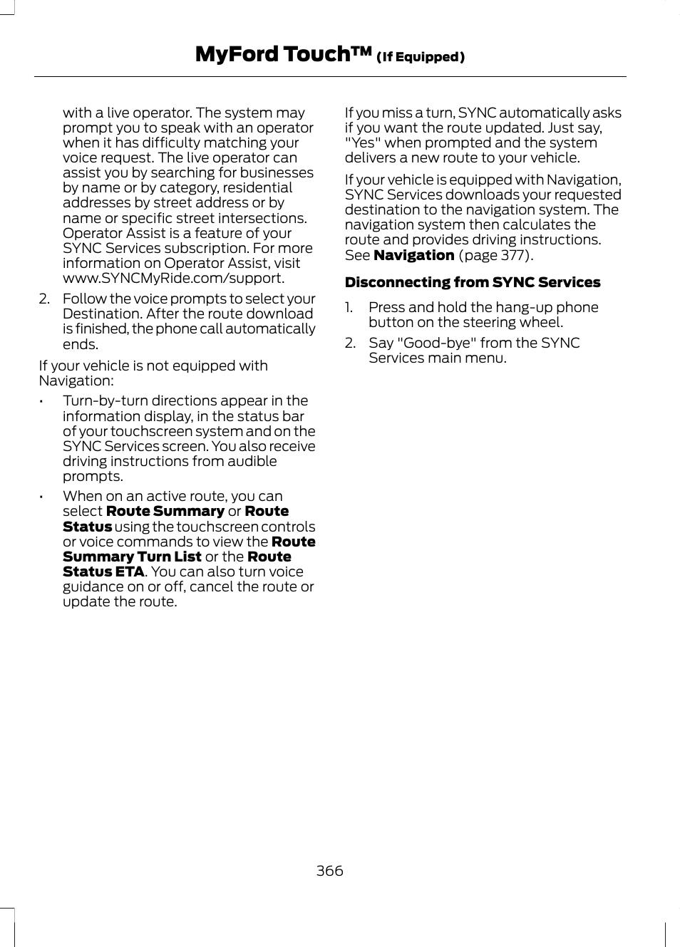 Myford touch | FORD 2013 Escape v.3 User Manual | Page 369 / 434
