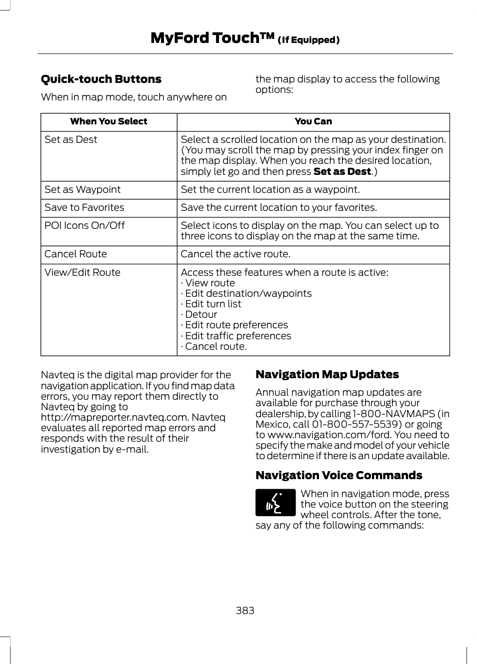 Myford touch | FORD 2013 Escape v.3 User Manual | Page 386 / 434