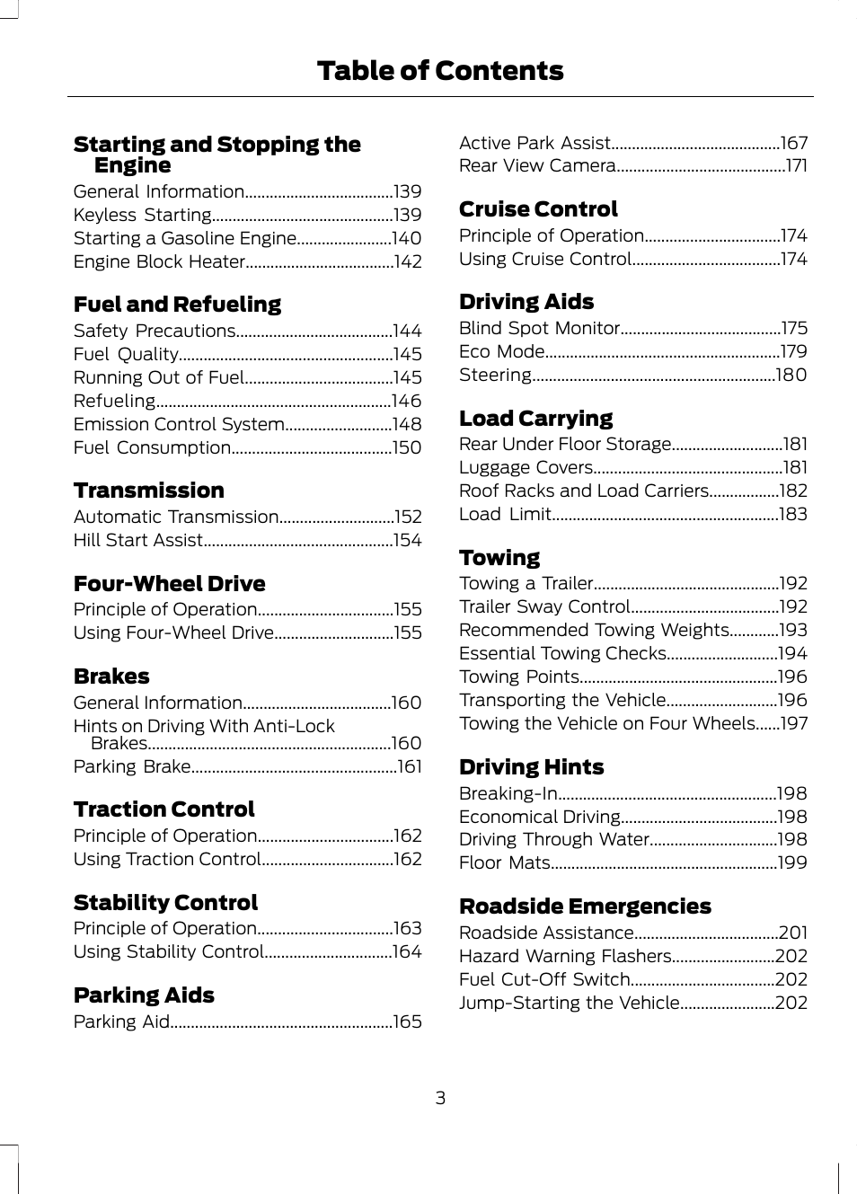 FORD 2013 Escape v.3 User Manual | Page 6 / 434