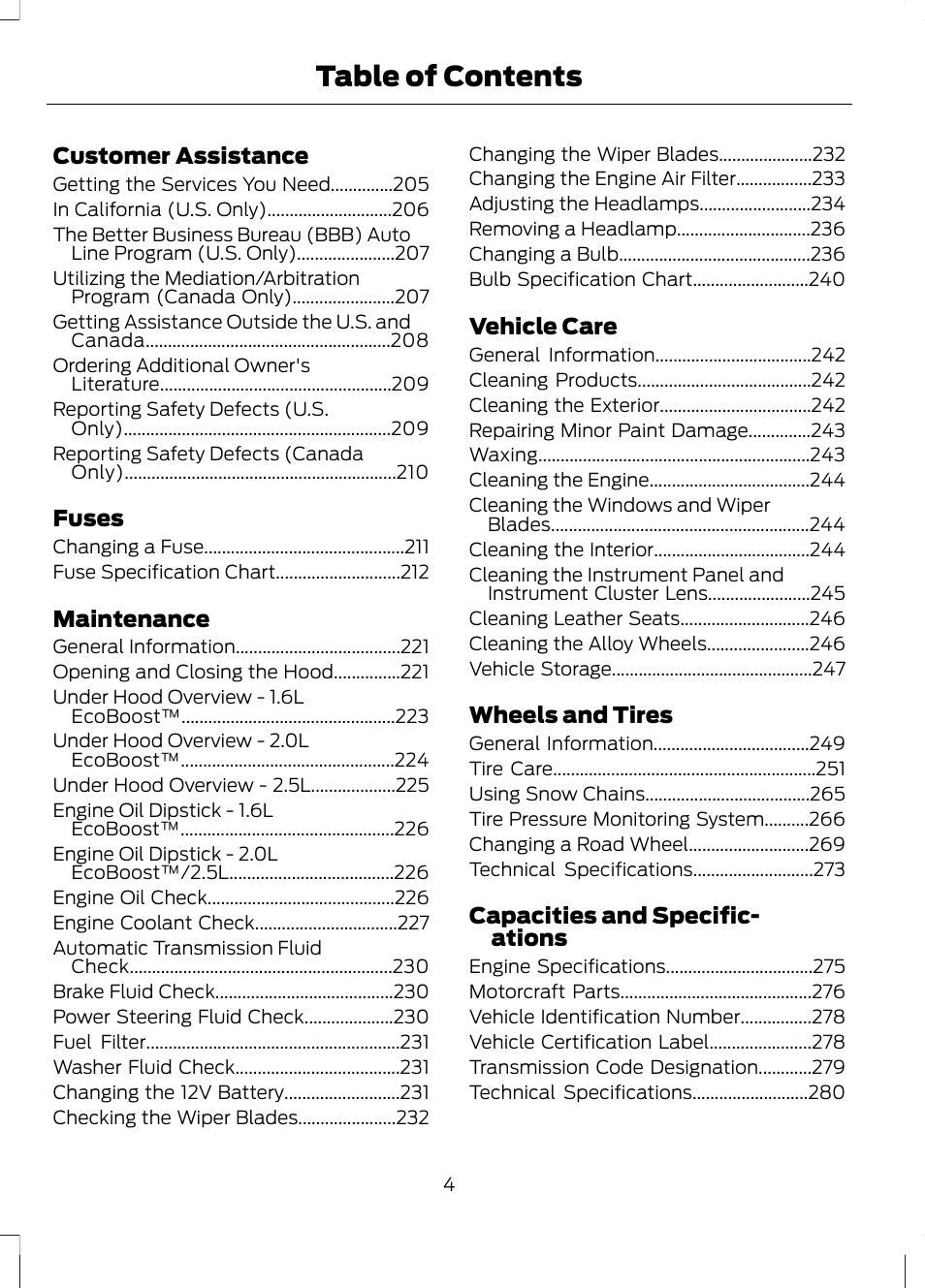 FORD 2013 Escape v.3 User Manual | Page 7 / 434