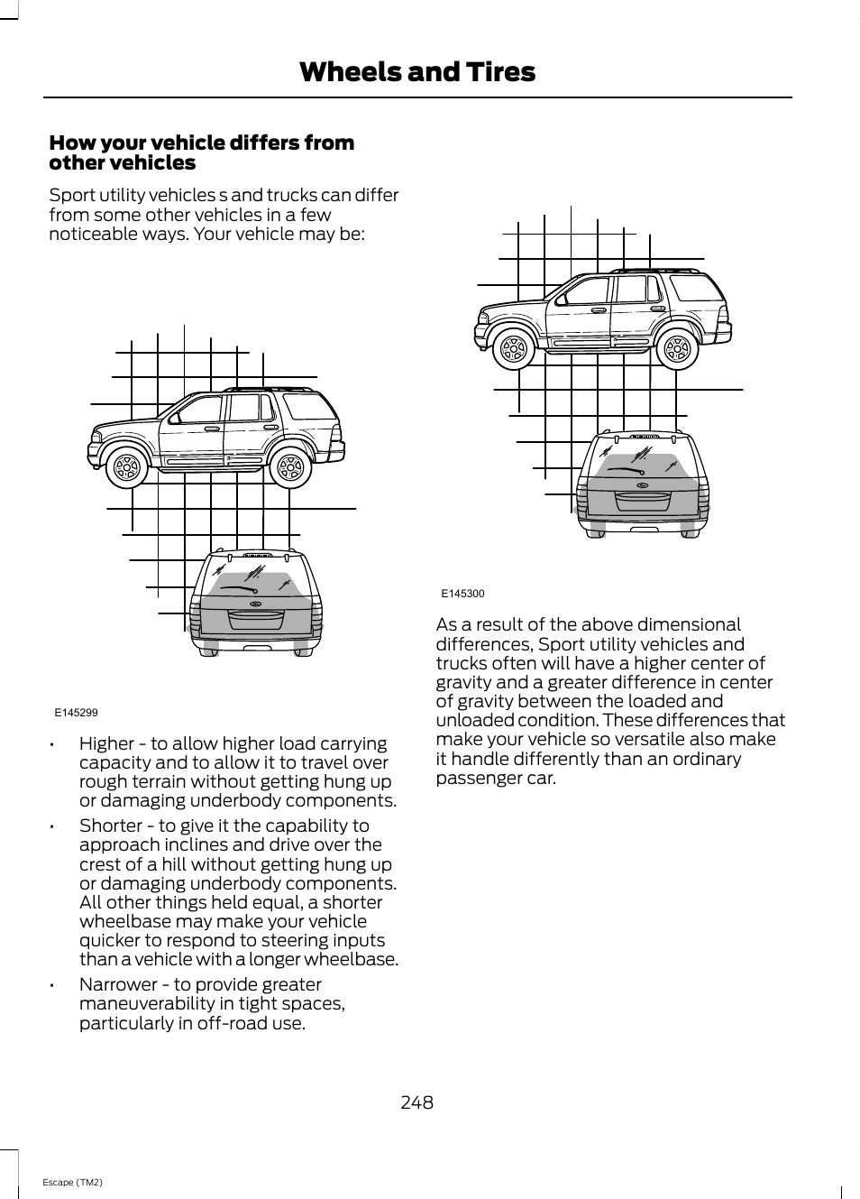 Wheels and tires | FORD 2013 Escape v.4 User Manual | Page 252 / 433