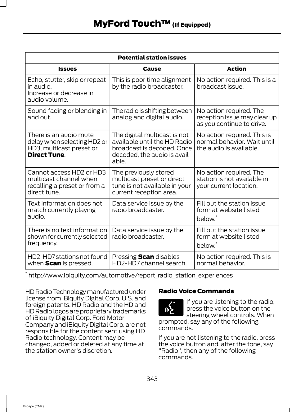 Myford touch | FORD 2013 Escape v.4 User Manual | Page 347 / 433