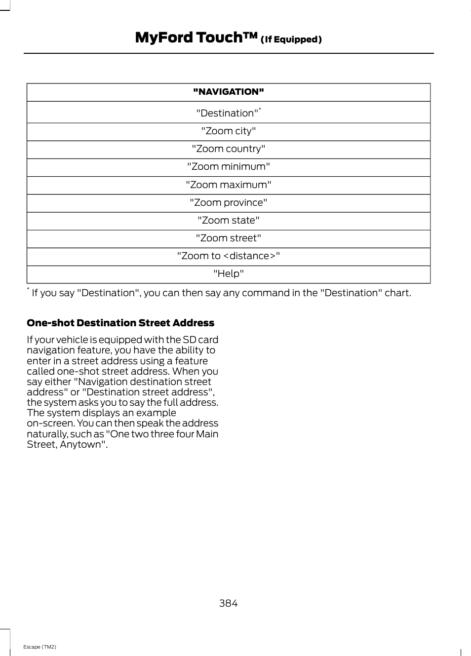 Myford touch | FORD 2013 Escape v.4 User Manual | Page 388 / 433