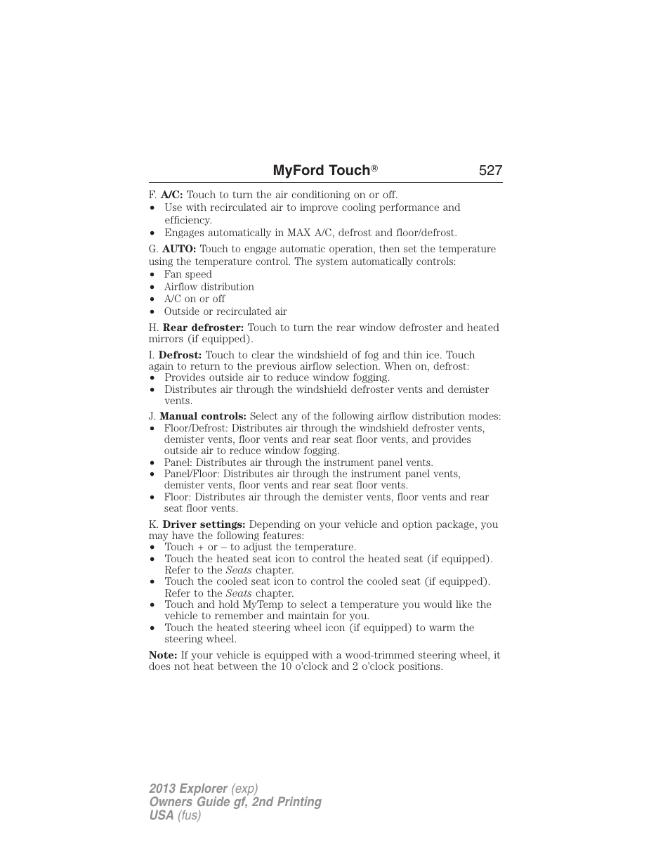 Myford touch ா 527 | FORD 2013 Explorer v.2 User Manual | Page 527 / 565