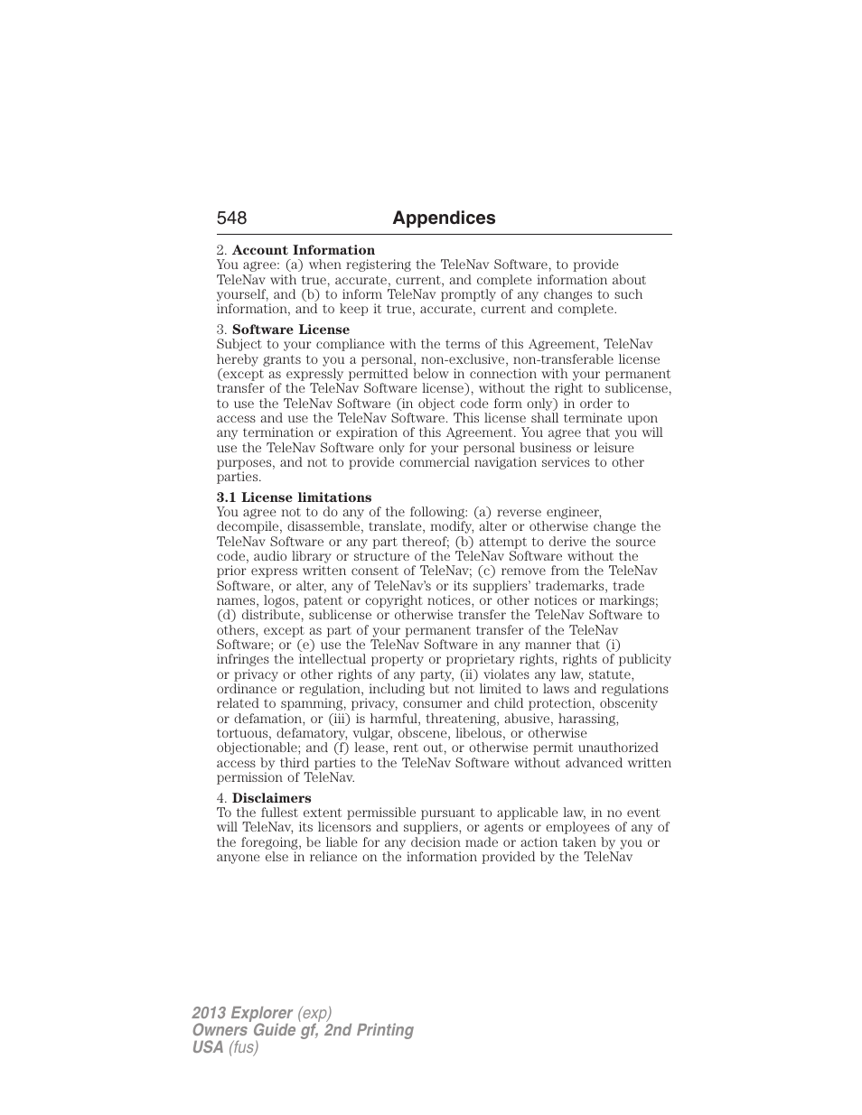 FORD 2013 Explorer v.2 User Manual | Page 548 / 565