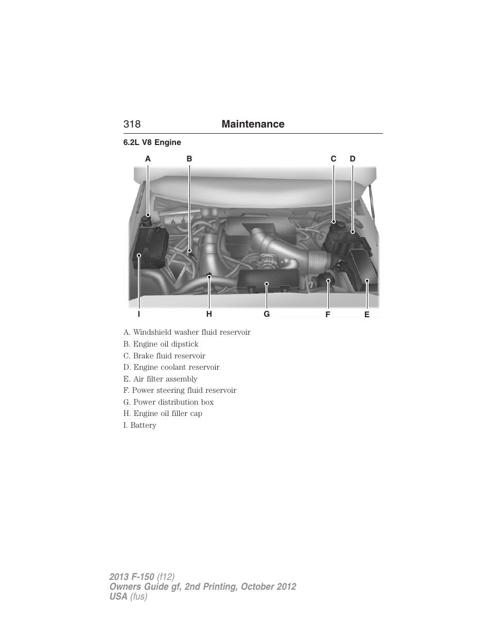 2l v8 engine, 318 maintenance | FORD 2013 F-150 v.2 User Manual | Page 319 / 577