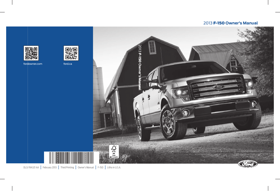 FORD 2013 F-150 v.3 User Manual | 592 pages