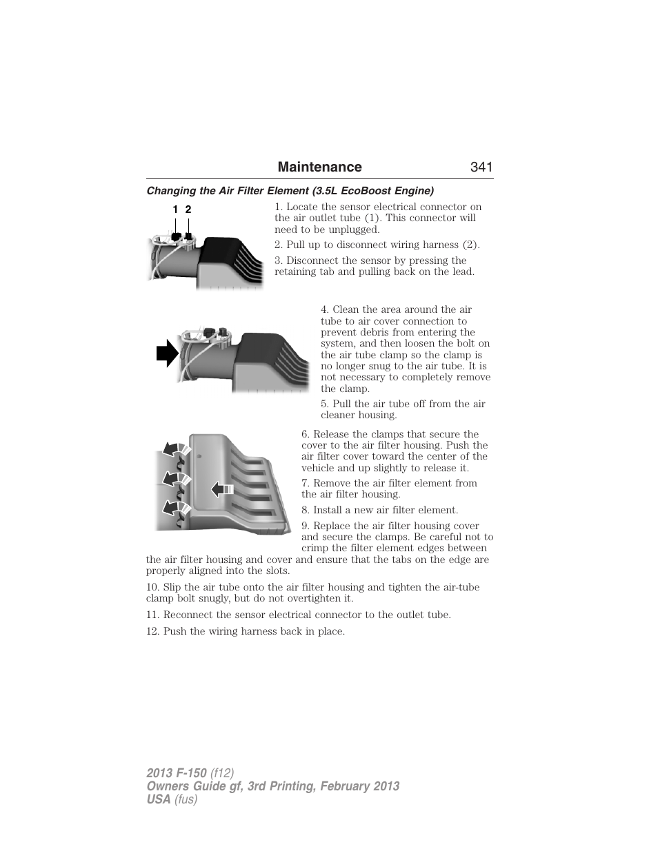 Maintenance 341 | FORD 2013 F-150 v.3 User Manual | Page 342 / 592