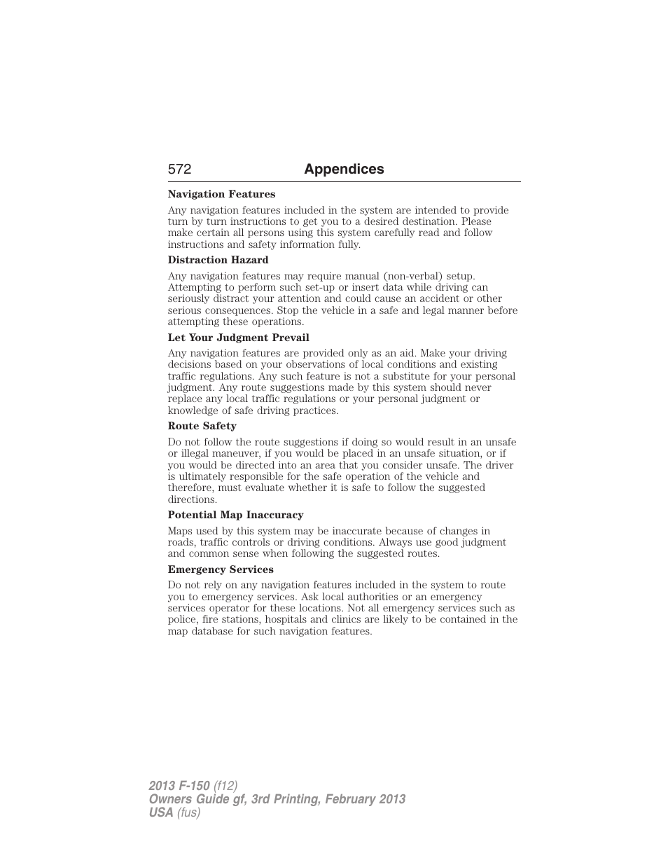 572 appendices | FORD 2013 F-150 v.3 User Manual | Page 573 / 592