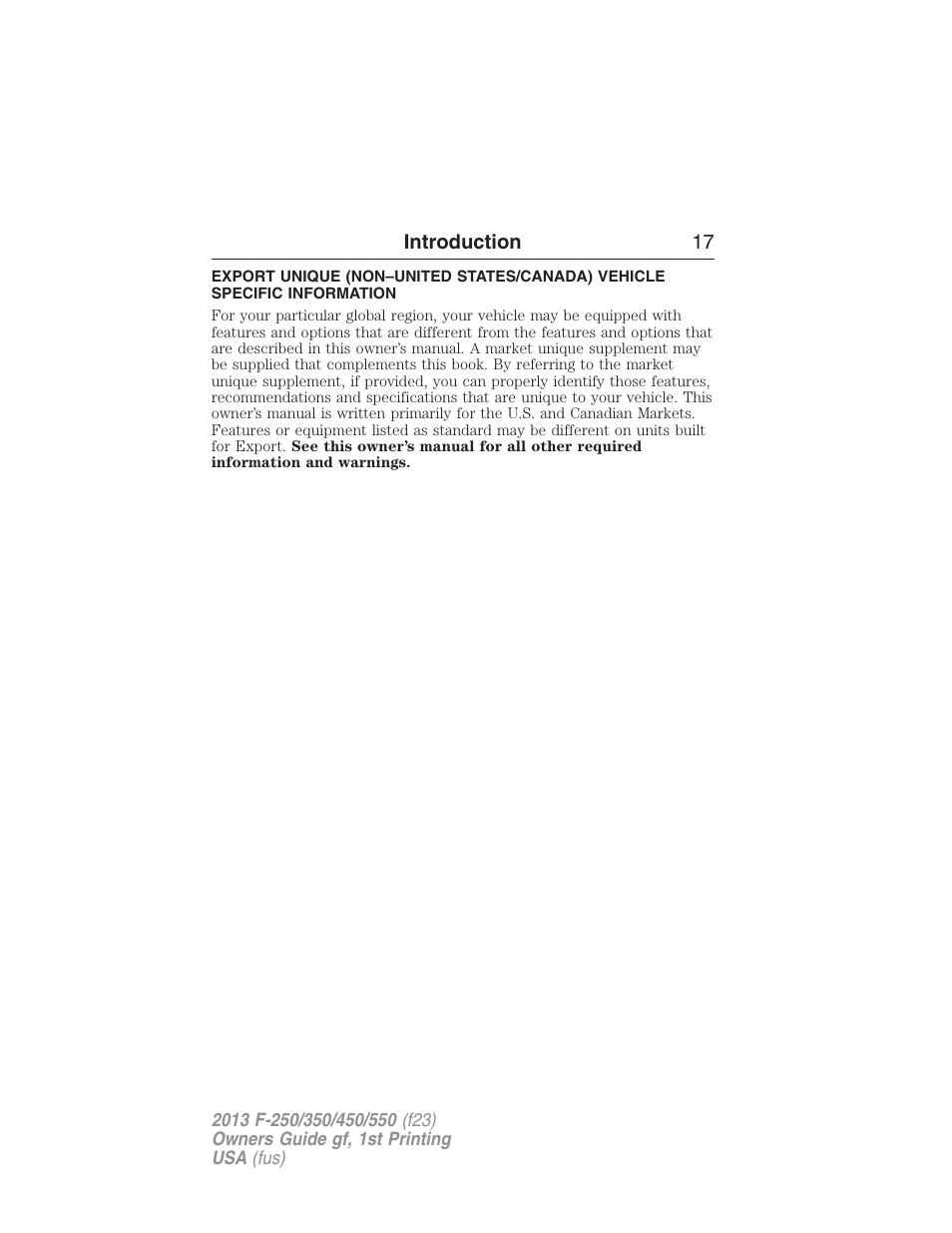 FORD 2013 F-550 v.1 User Manual | Page 18 / 563