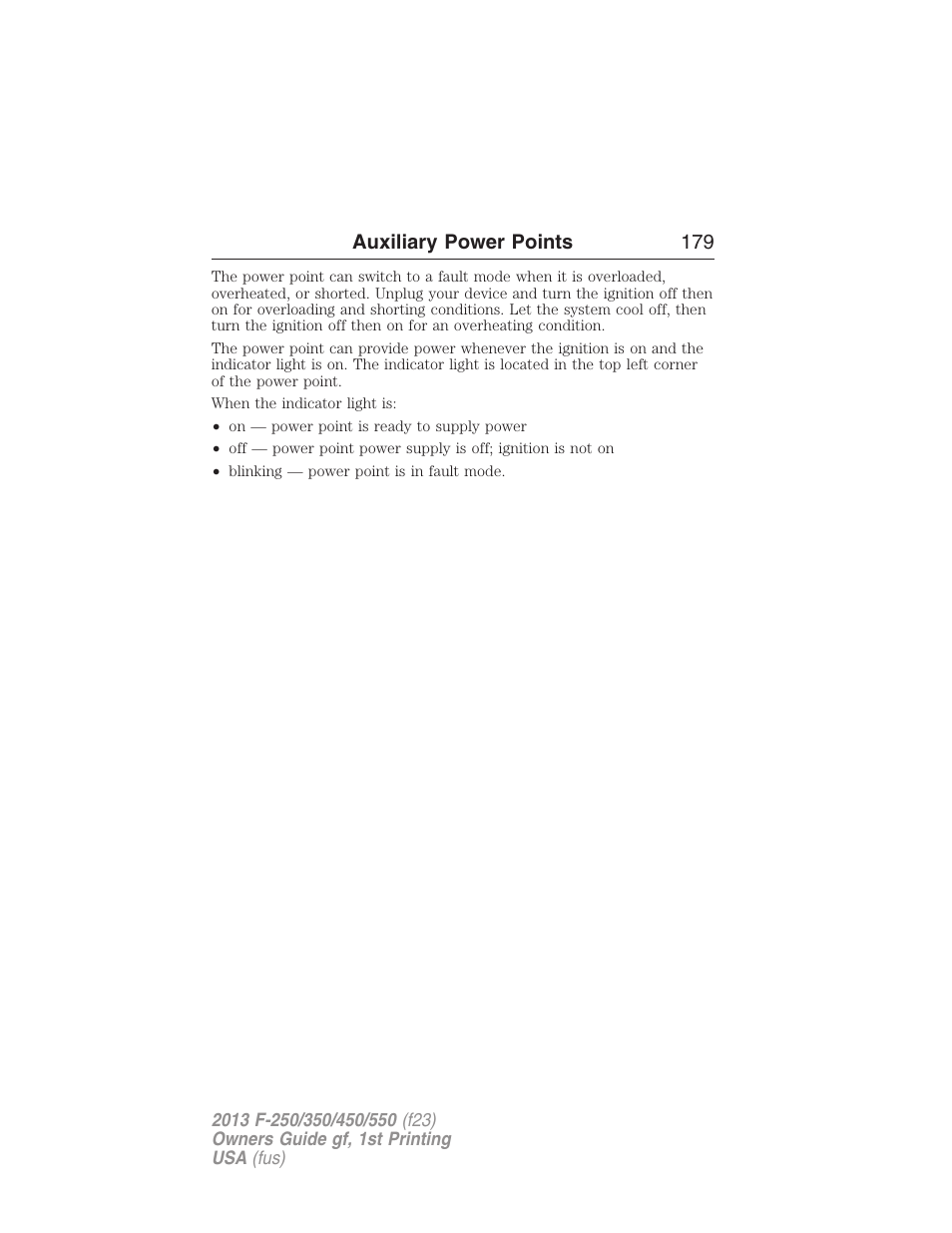 FORD 2013 F-550 v.1 User Manual | Page 180 / 563