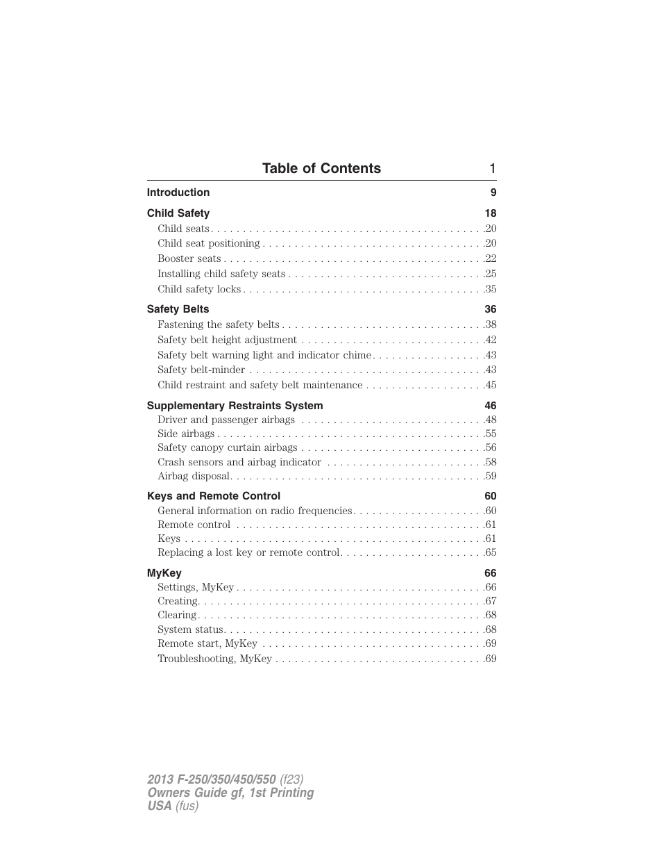 FORD 2013 F-550 v.1 User Manual | Page 2 / 563